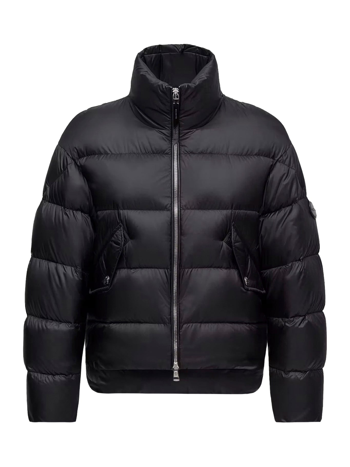Оригінальна X Ee72 Blas Short Down Jacket By Edward Enninful Moncler – боковий вид