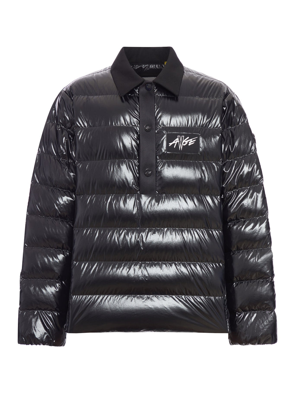 X A$ap Rocky Vardar Down Polo Shirt Jacket Moncler оригінал – Купити в Україні – боковий вид