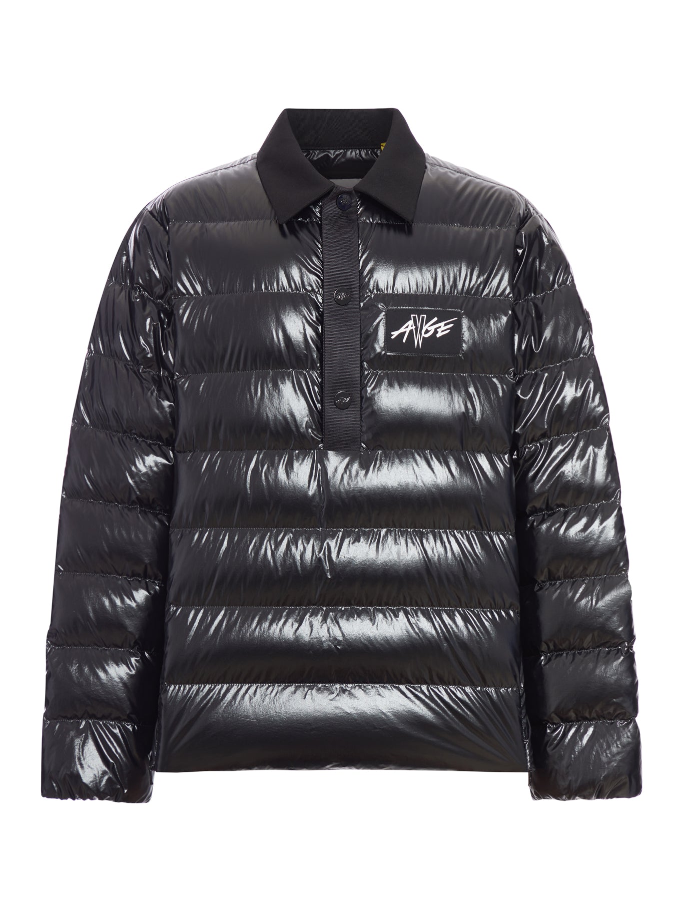 X A$ap Rocky Vardar Down Polo Shirt Jacket Moncler оригінал – Купити в Україні – боковий вид