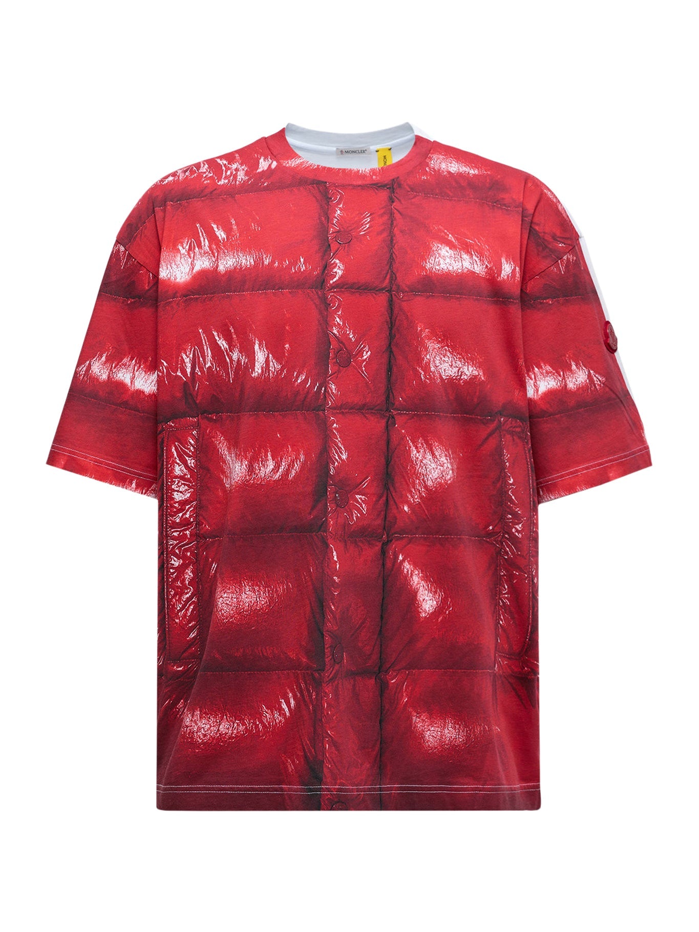X A$ap Rocky Cotton T Shirt Moncler оригінал – Купити в Україні – боковий вид