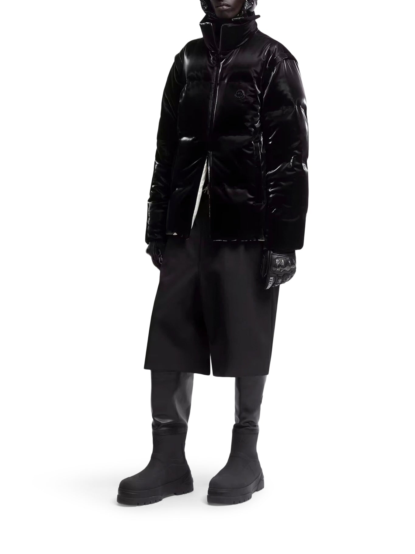 Оригінальна X A$ap Rocky Logo Print Shorts Moncler – вид ззаду