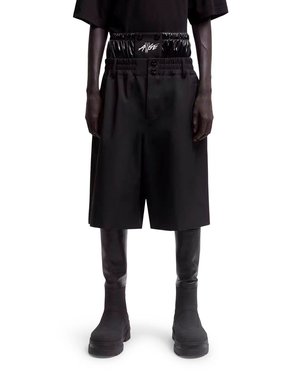 Оригінальна X A$ap Rocky Logo Print Shorts Moncler – детальний вид
