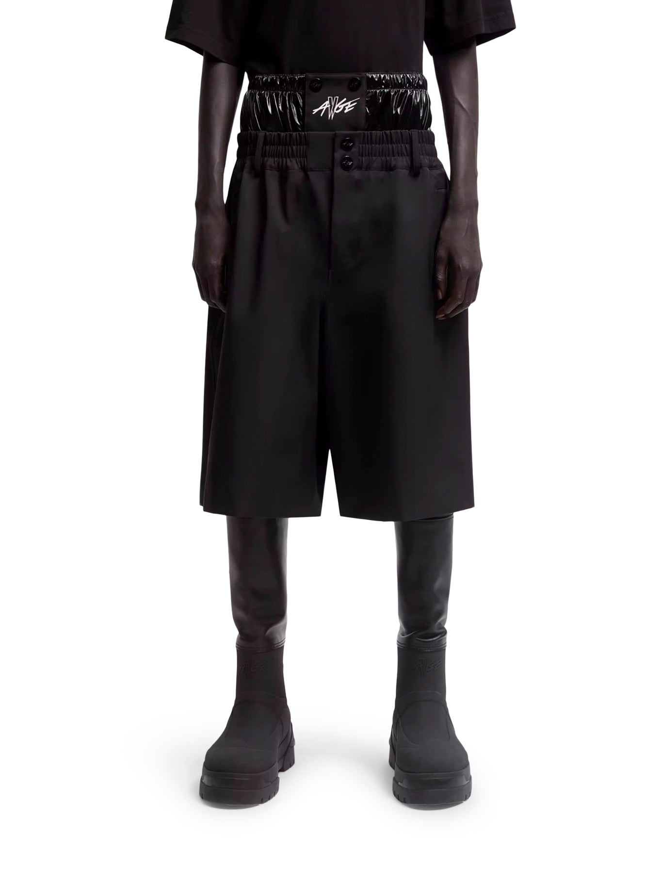 Оригінальна X A$ap Rocky Logo Print Shorts Moncler – детальний вид