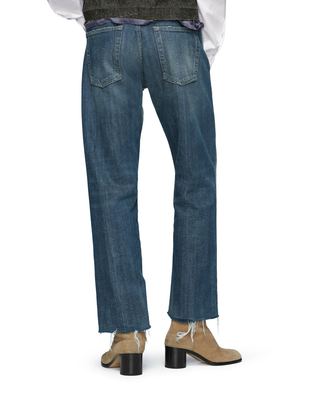 Straight Leg Denim Jeans Maison margiela – Гарантія оригінальності – детальний вид