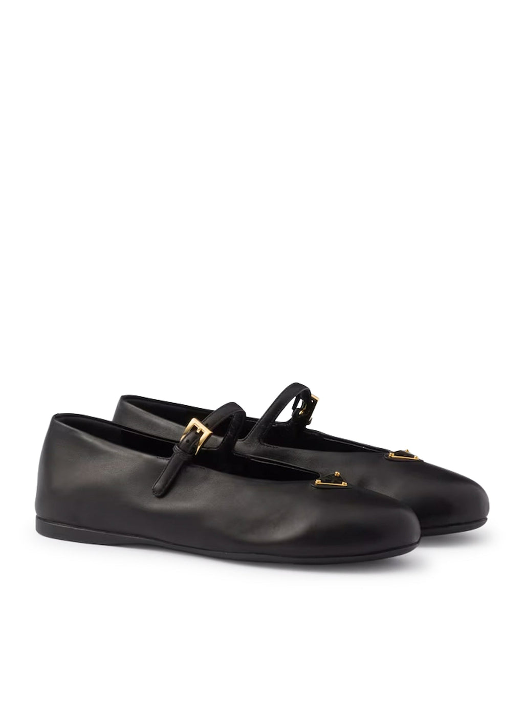 Nappa Leather Ballerinas Prada – Гарантія оригінальності – вид ззаду