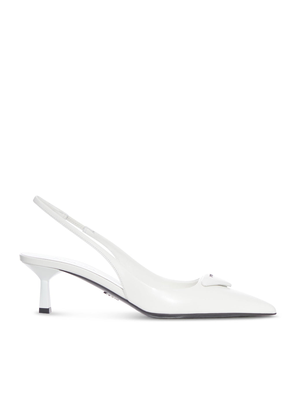 Brushed Leather Slingback Décolleté Prada оригінал – Купити в Україні – боковий вид