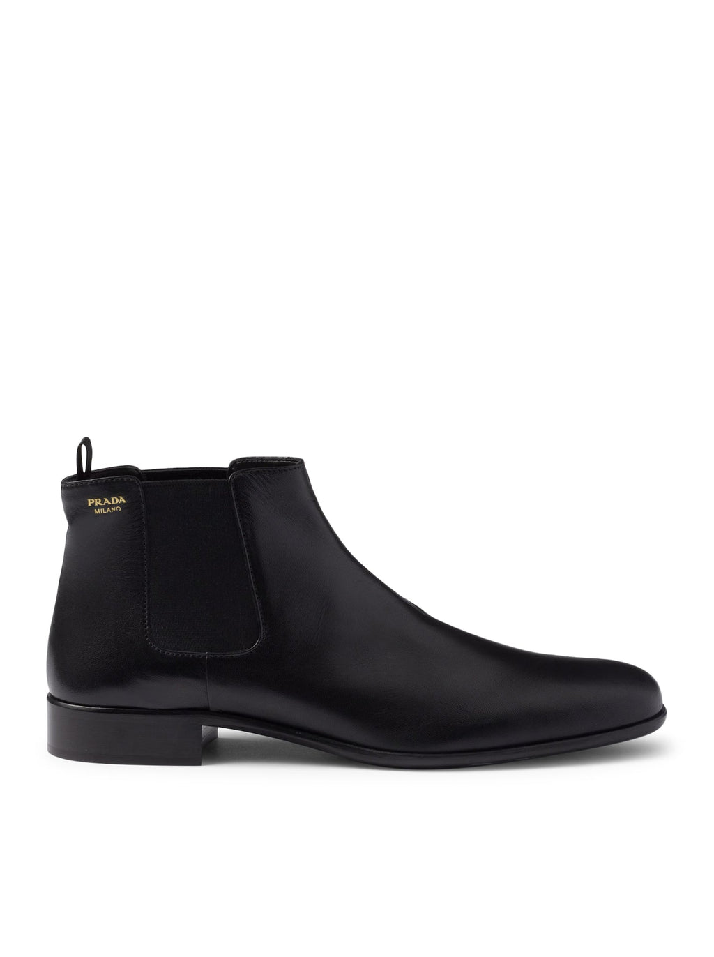 Leather Ankle Boots Prada оригінал – Купити в Україні – боковий вид