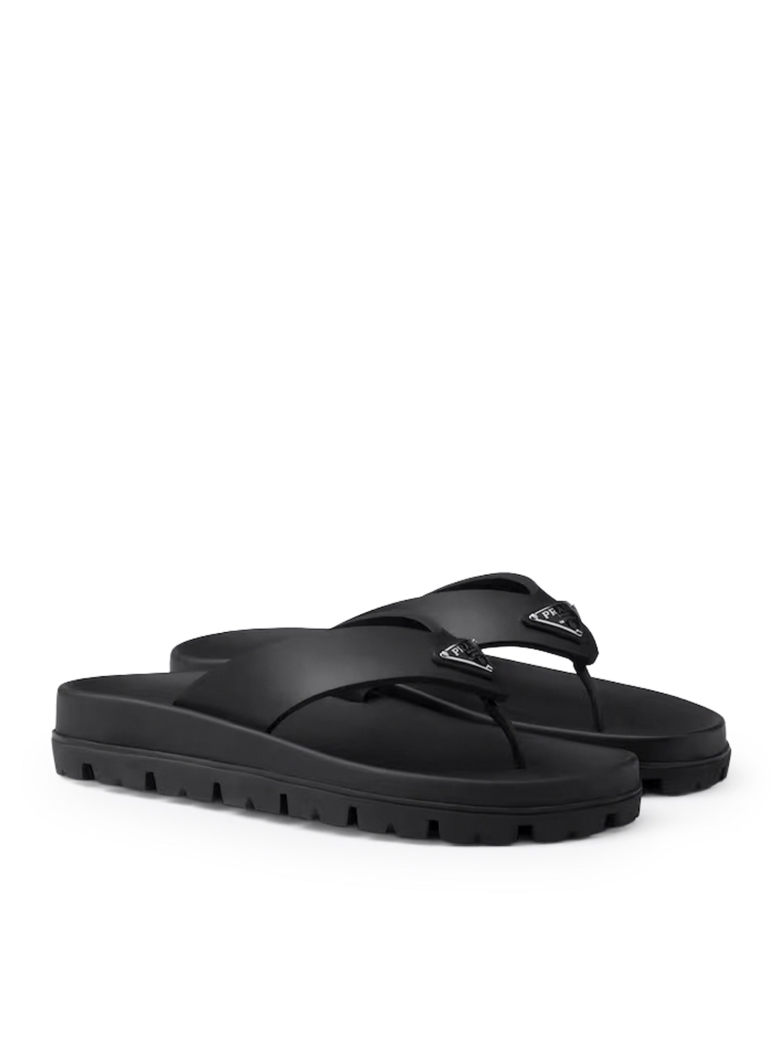 Rubber Flip-Flops Sandals Prada оригінал – Купити в Україні – вид ззаду