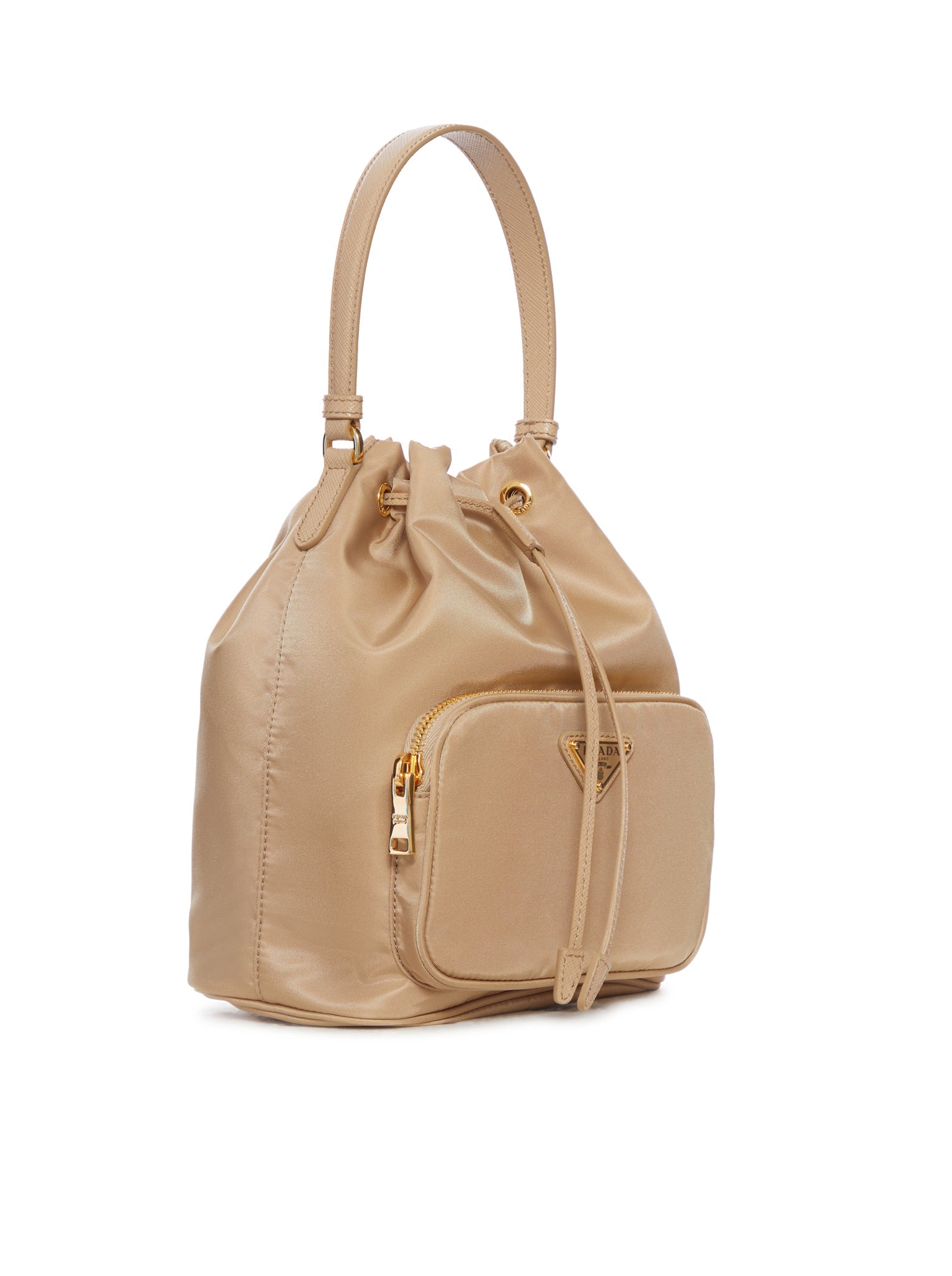 Оригінальна Duet Re Nylon Bucket Bag Prada – вид ззаду