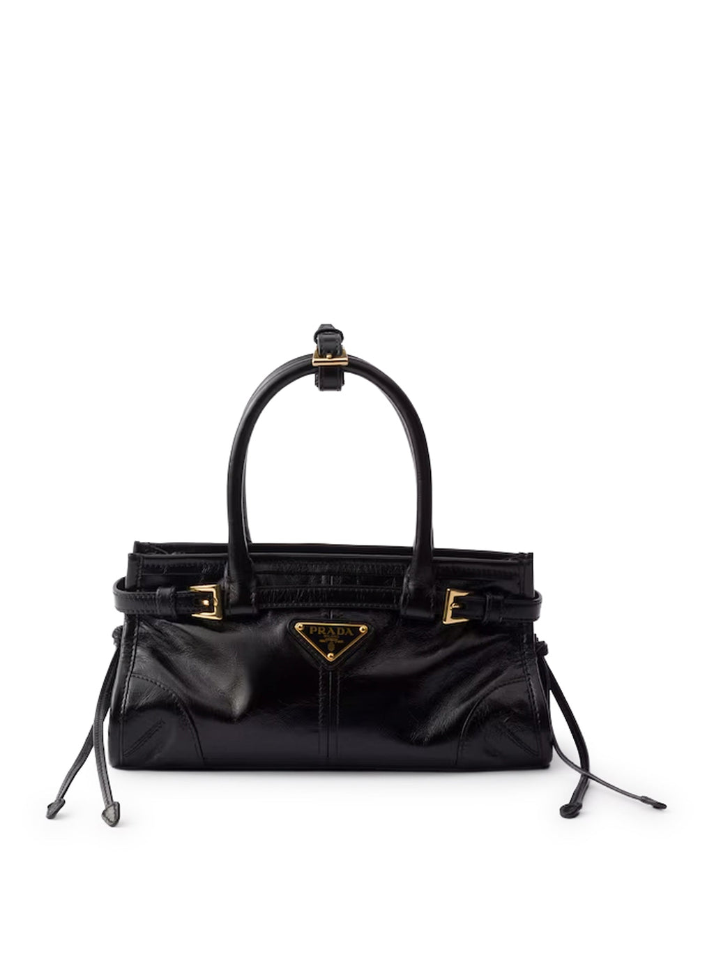 Оригінальна Bonnie Mini Leather Handbag Prada – боковий вид