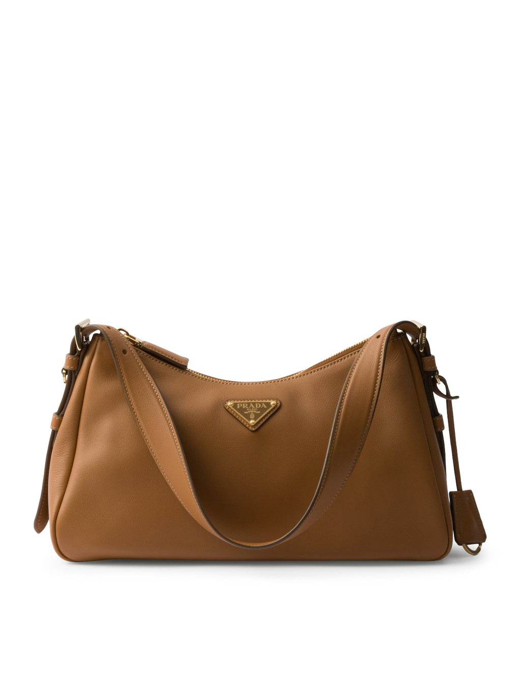 Оригінальна Aimee Medium Leather Shoulder Bag Prada – боковий вид