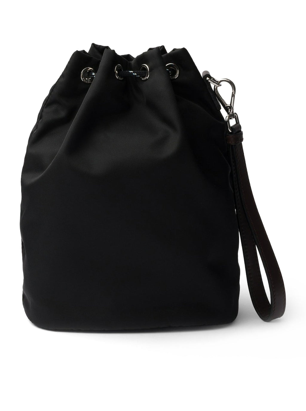 Speedrock Pouch In Re-Nylon And Leather Prada оригінал – Купити в Україні – вид ззаду