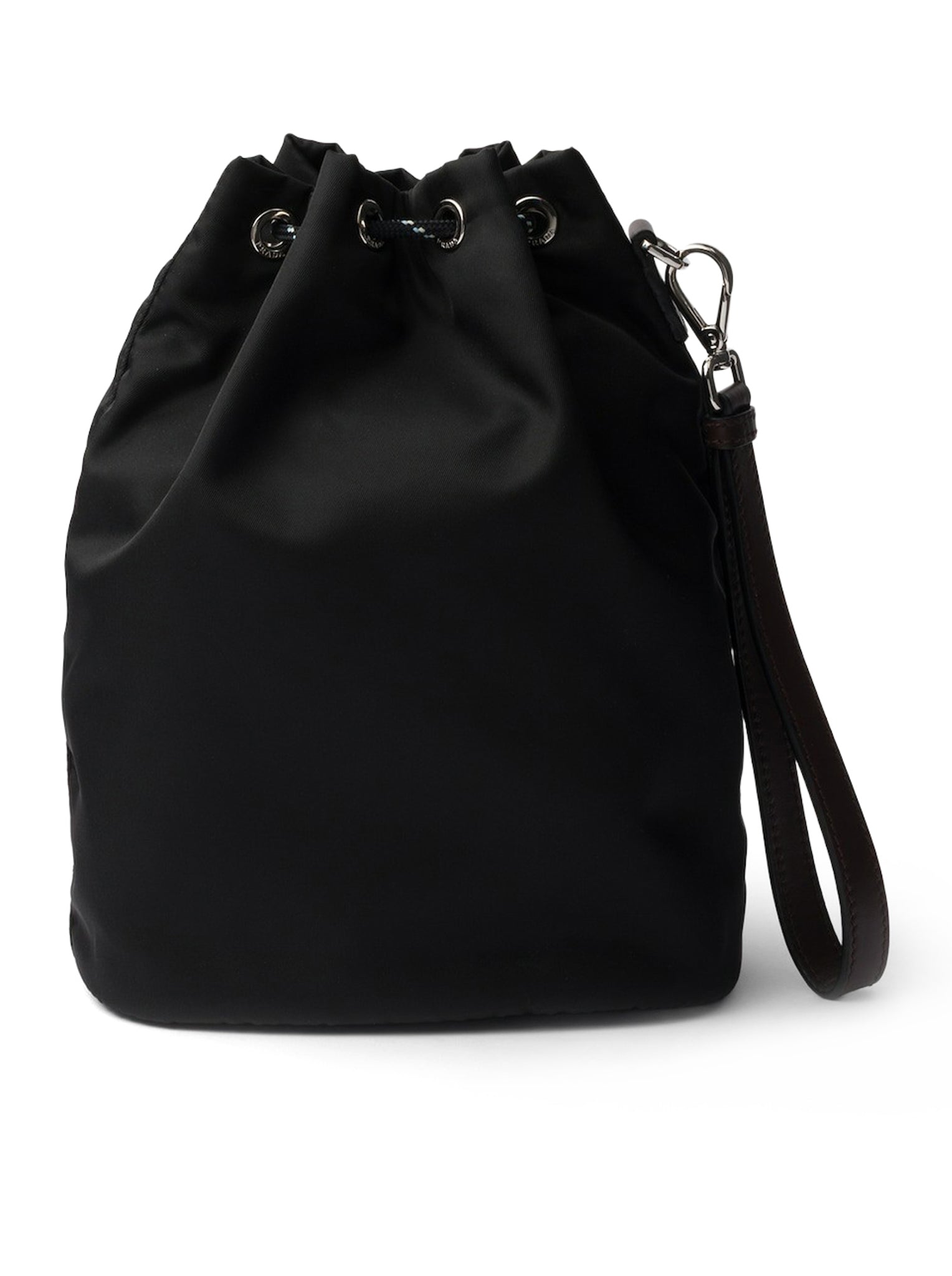 Speedrock Pouch In Re-Nylon And Leather Prada оригінал – Купити в Україні – вид ззаду