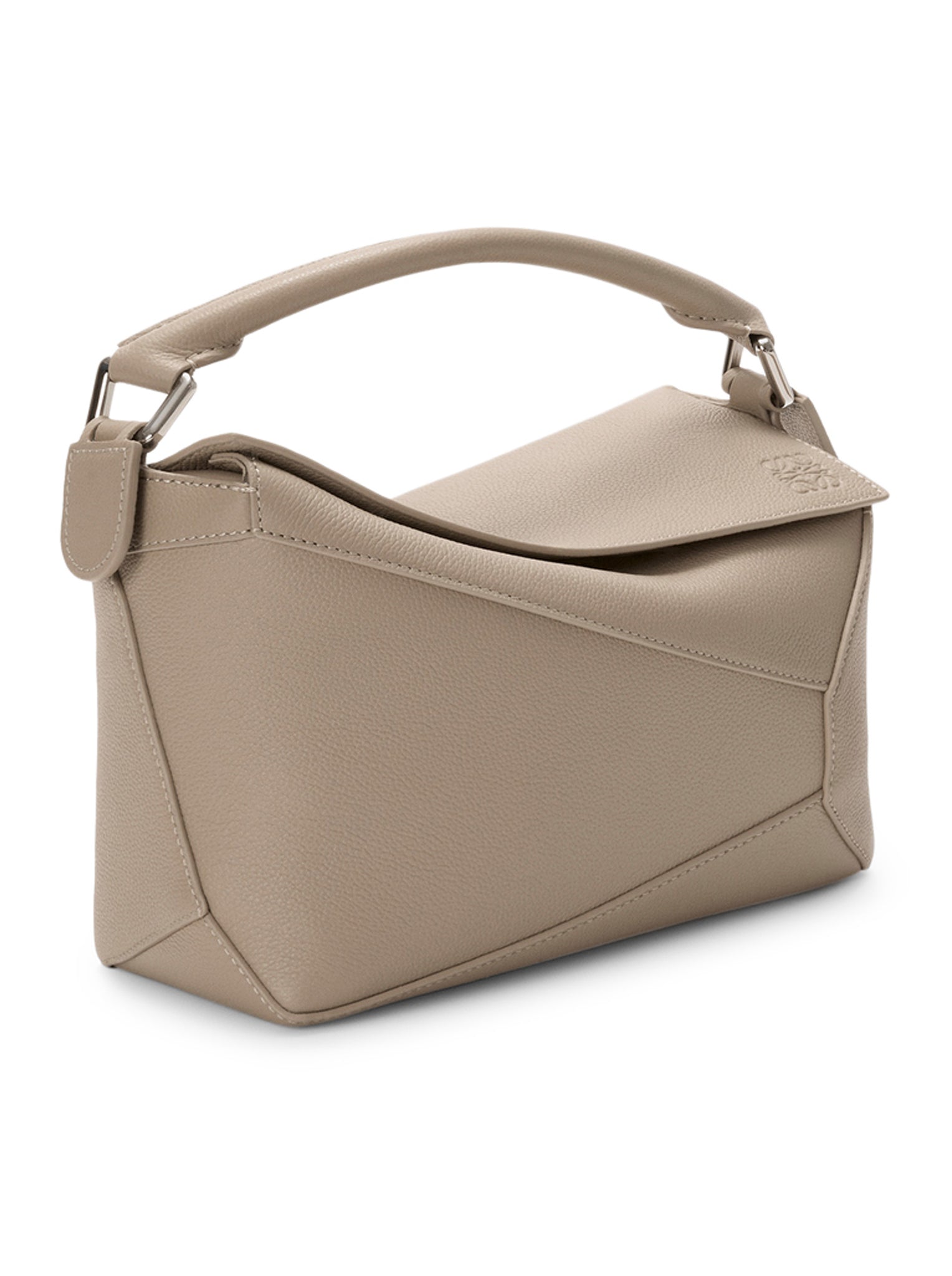 Small Puzzle Edge Bag In Grained Calfskin Loewe – Гарантія оригінальності – вид ззаду
