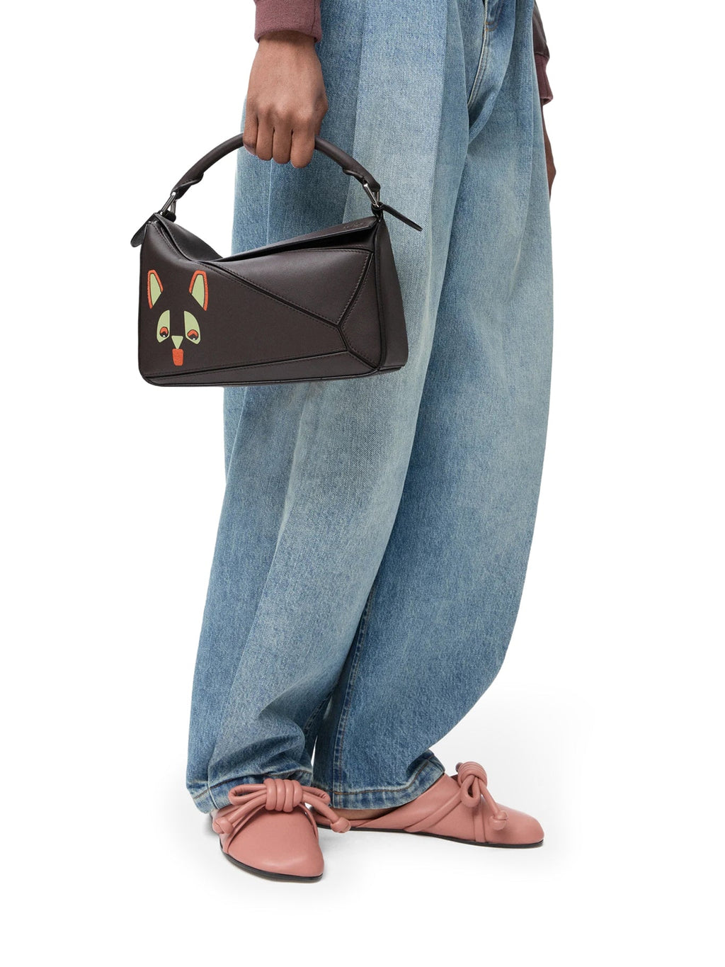 Futurist Cat Small Puzzle Bag In Calfskin Loewe оригінал – Купити в Україні – збільшений вид