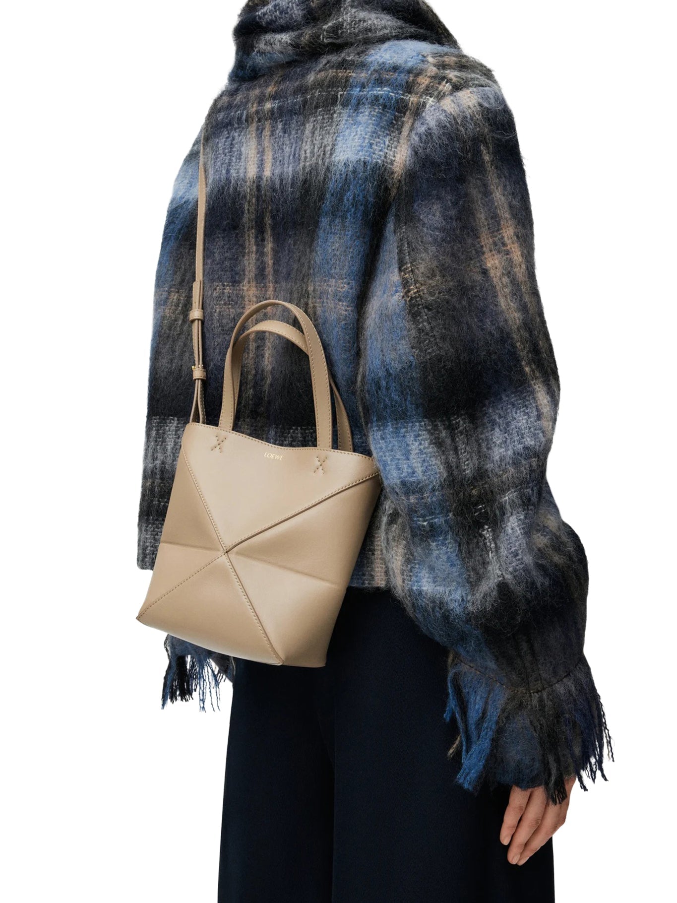 Puzzle Fold Tote Bag In Polished Calfskin Loewe оригінал – Купити в Україні – детальний вид