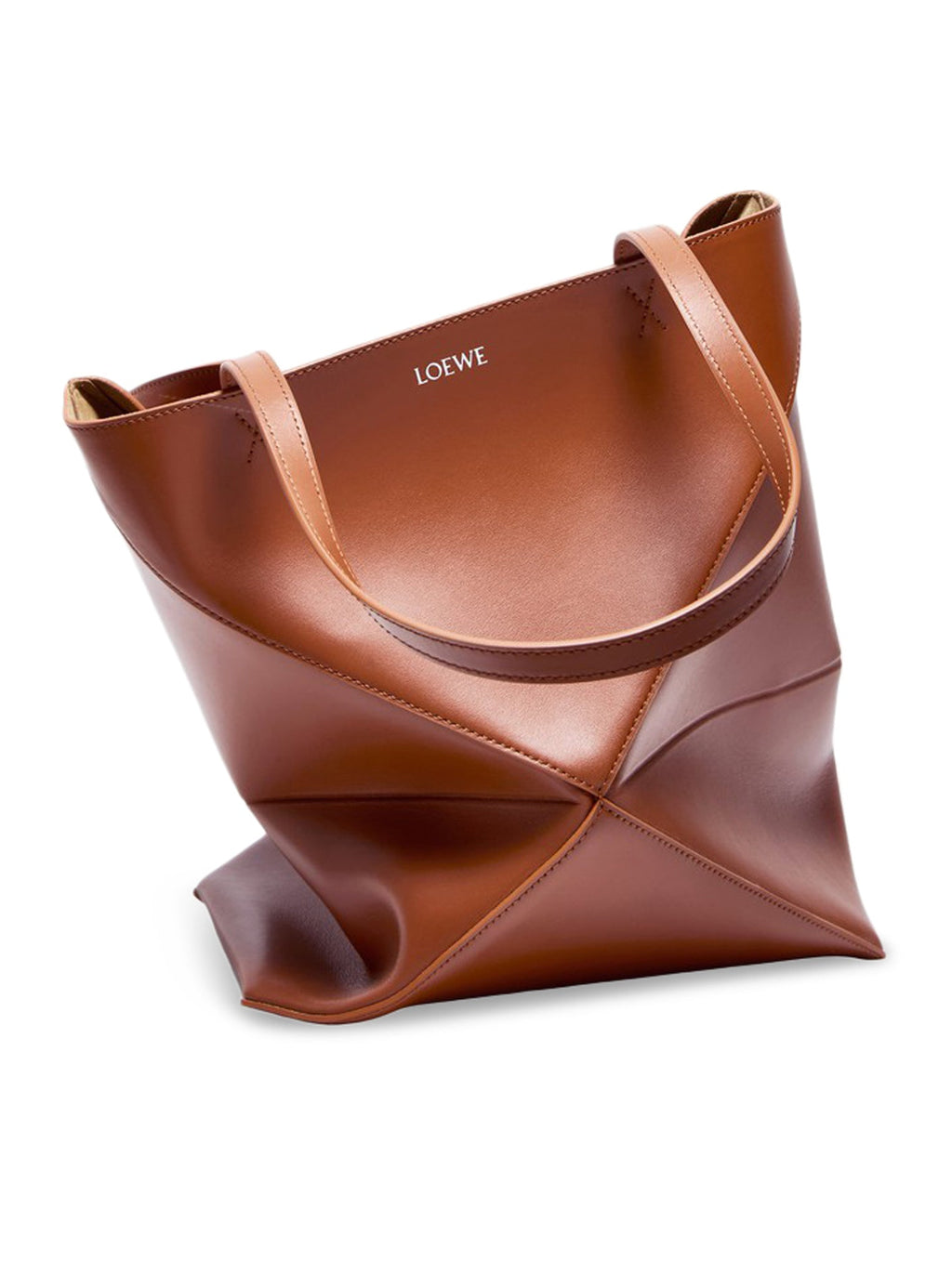 Puzzle Fold Tote Bag In Polished Calfskin Loewe оригінал – Купити в Україні – збільшений вид