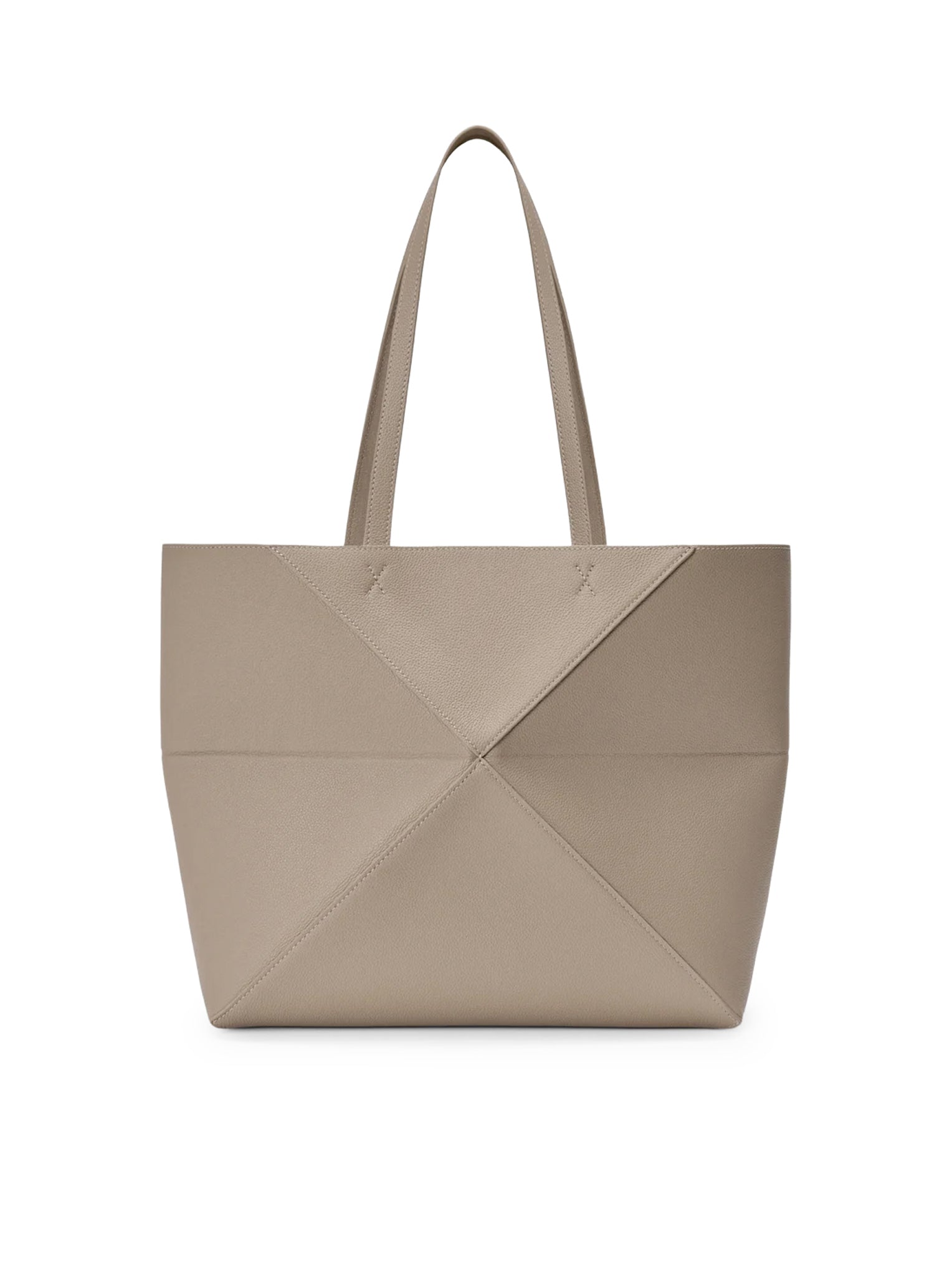 Medium Puzzle Fold Horizontal Tote Bag In Grained Calfskin Loewe – Гарантія оригінальності – збільшений вид