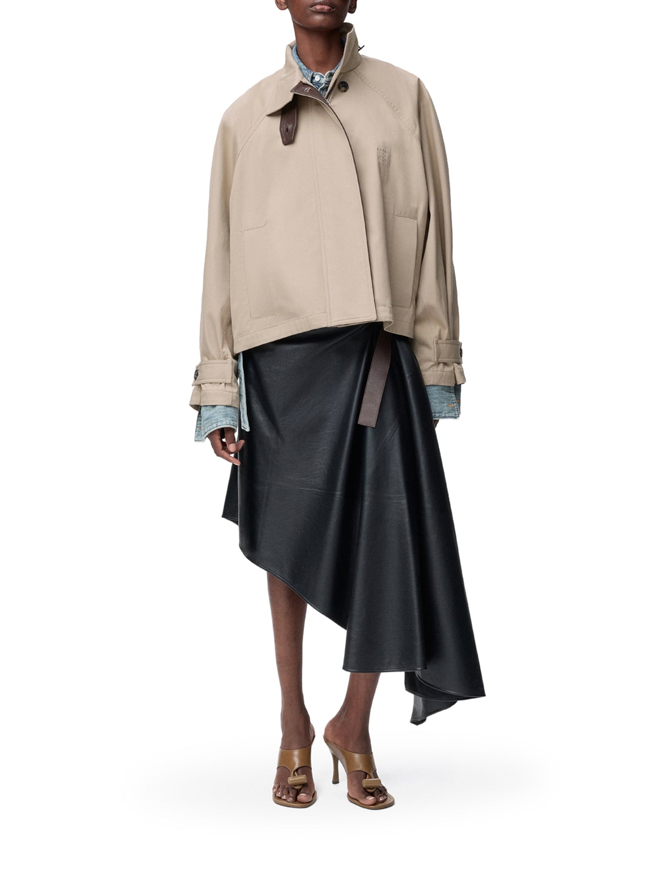 Short Parka In Cotton And Silk Loewe оригінал – Купити в Україні – вид ззаду