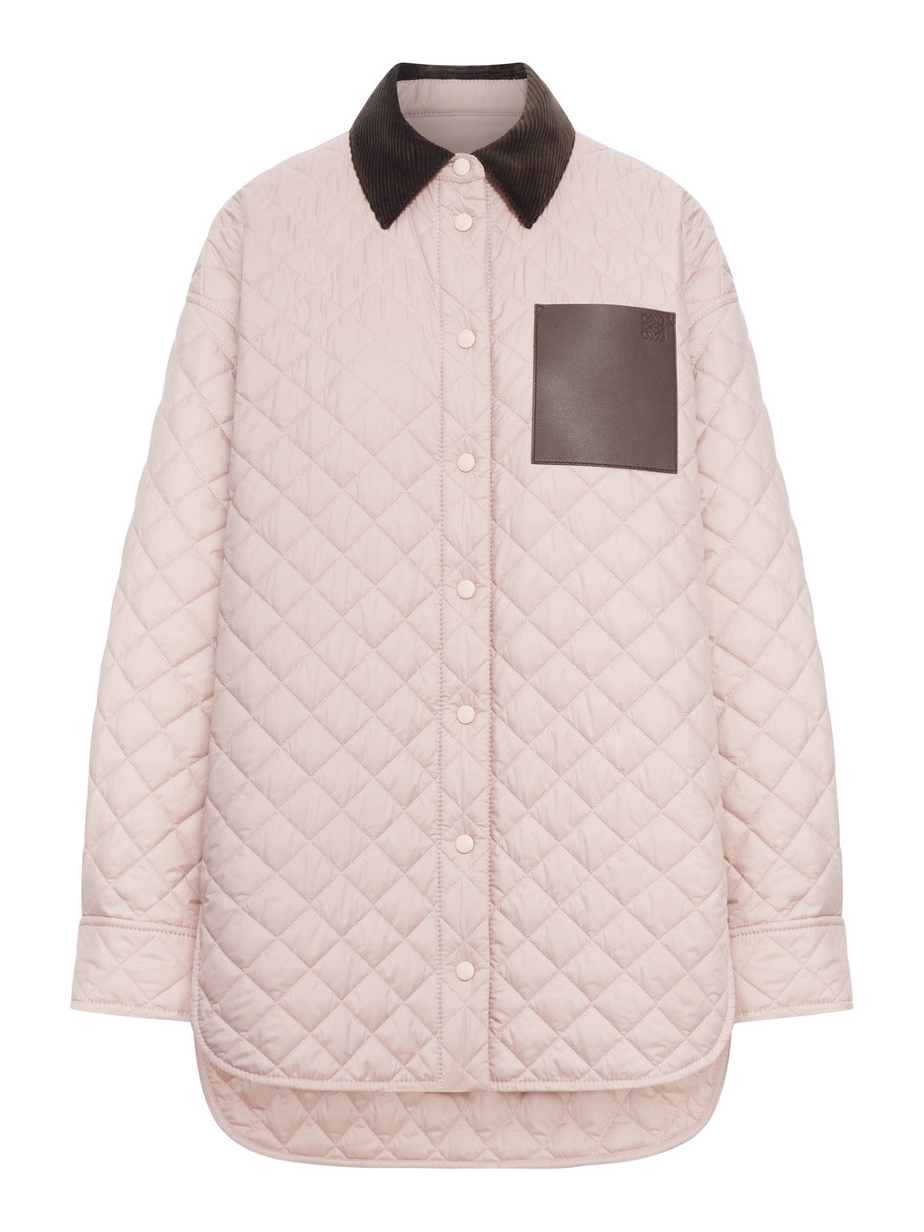 Оригінальна Quilted Overshirt Loewe – боковий вид