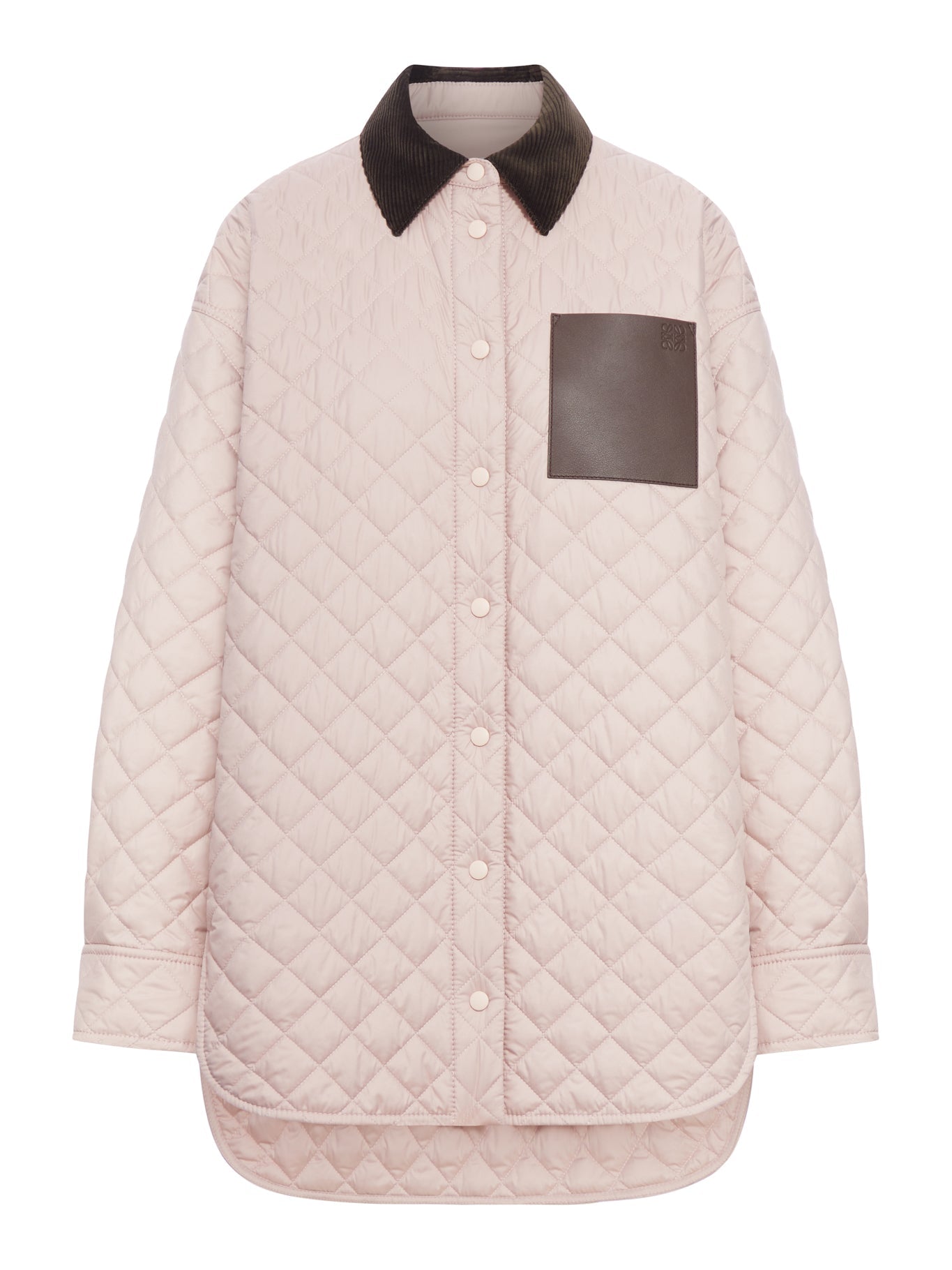 Оригінальна Quilted Overshirt Loewe – боковий вид