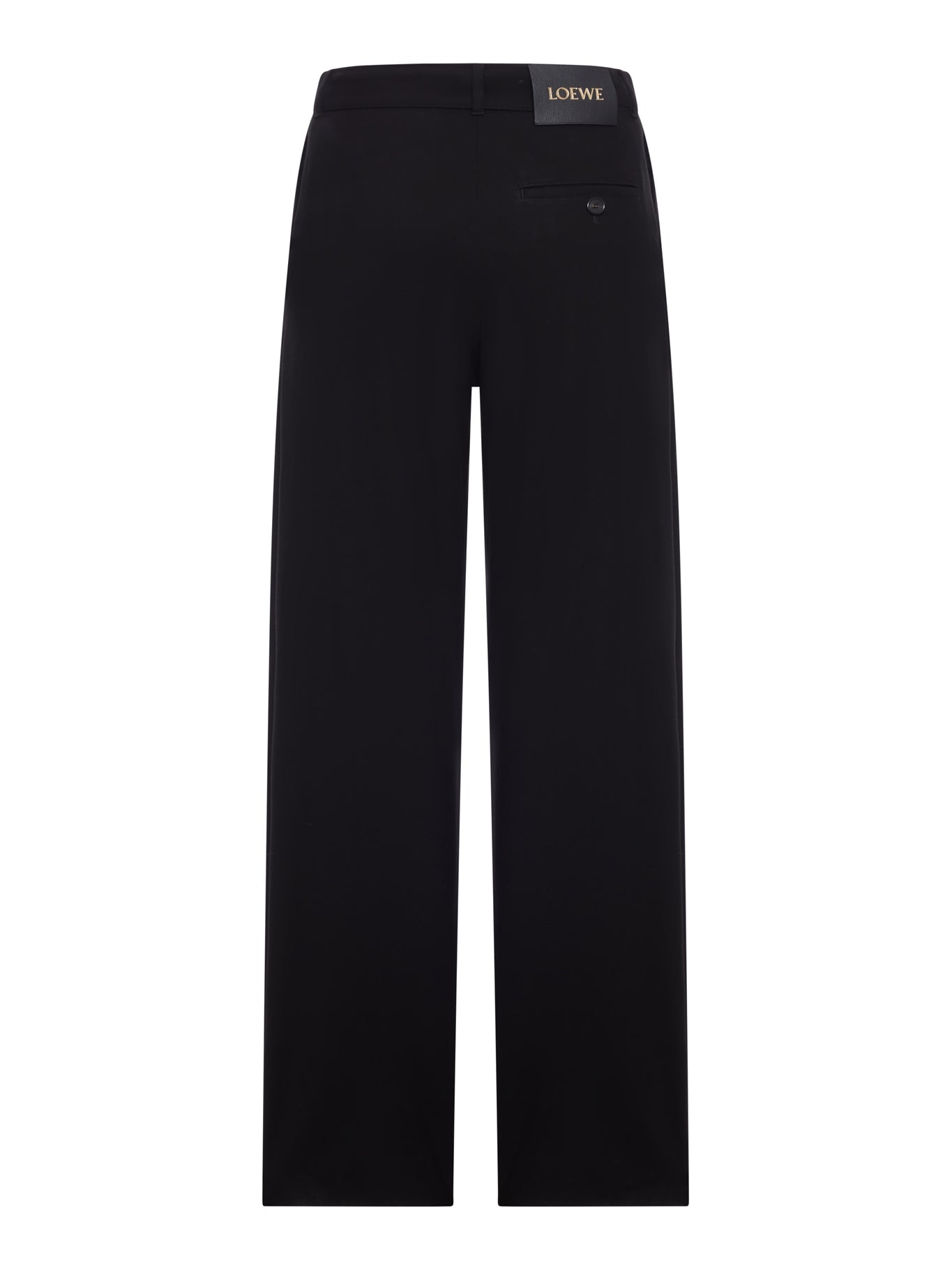 High-Waisted Tailored Wool Trousers Loewe оригінал – Купити в Україні – вид ззаду