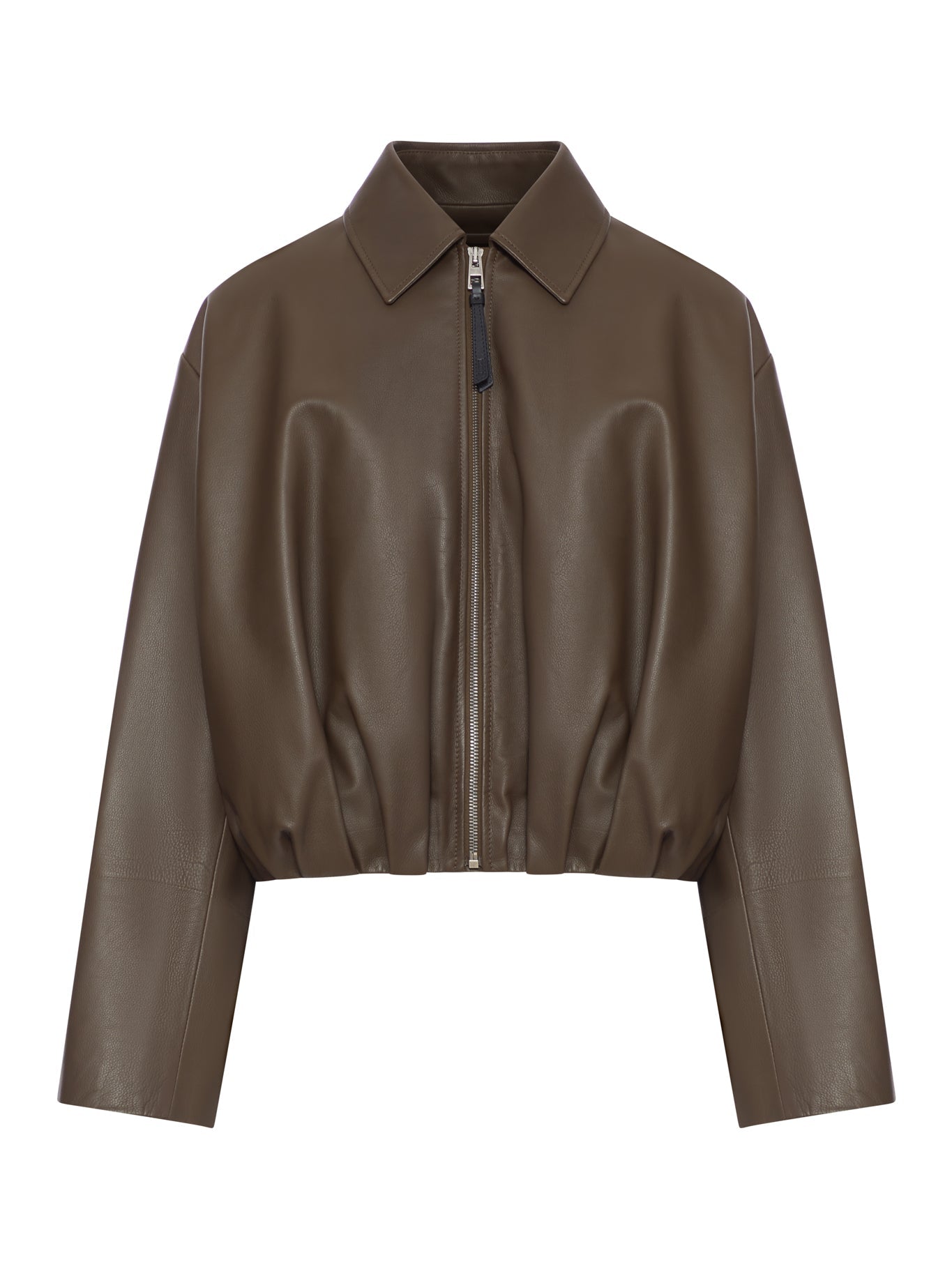 Draped Leather Jacket Loewe – Гарантія оригінальності – боковий вид