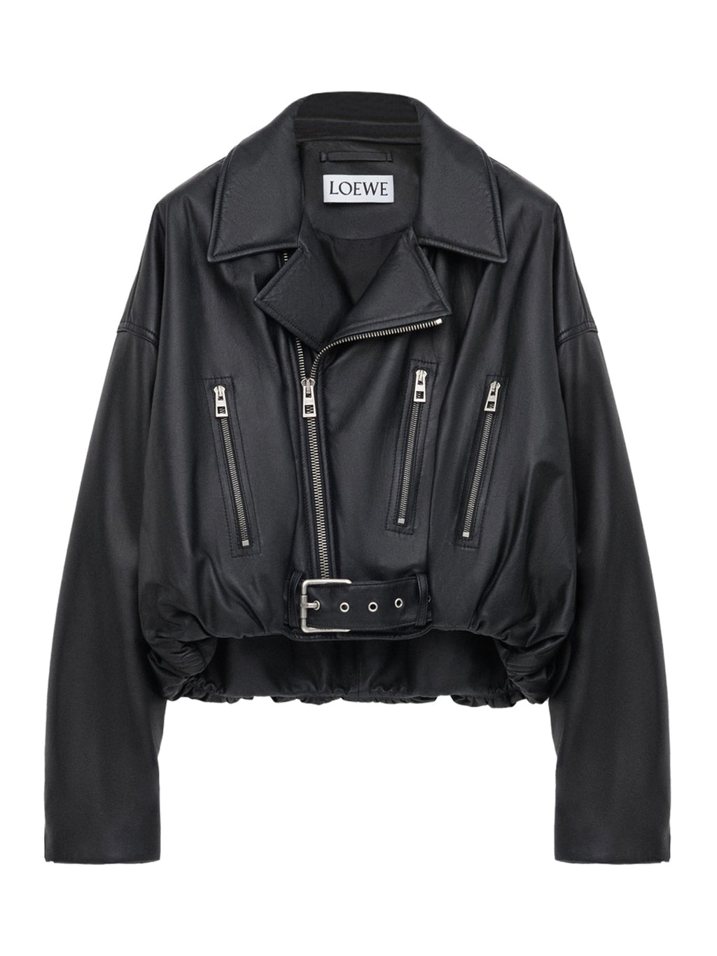 Оригінальна Lambskin Biker Jacket Loewe – боковий вид