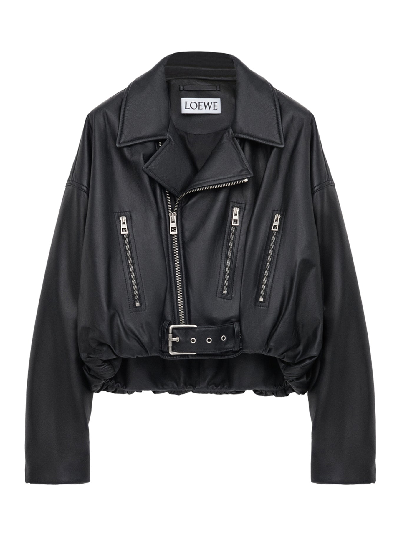 Оригінальна Lambskin Biker Jacket Loewe – боковий вид
