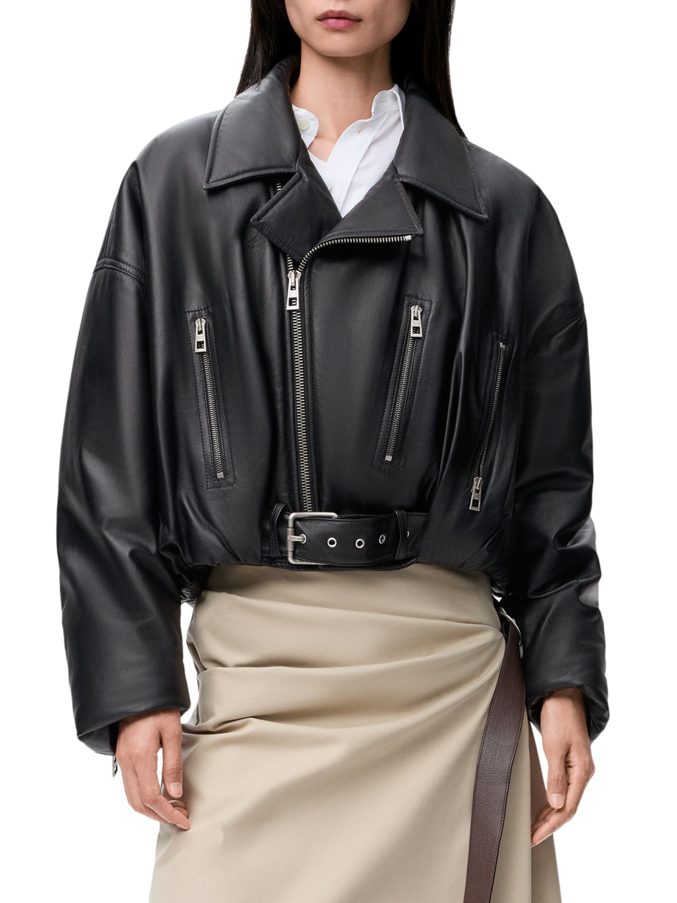 Оригінальна Lambskin Biker Jacket Loewe – детальний вид