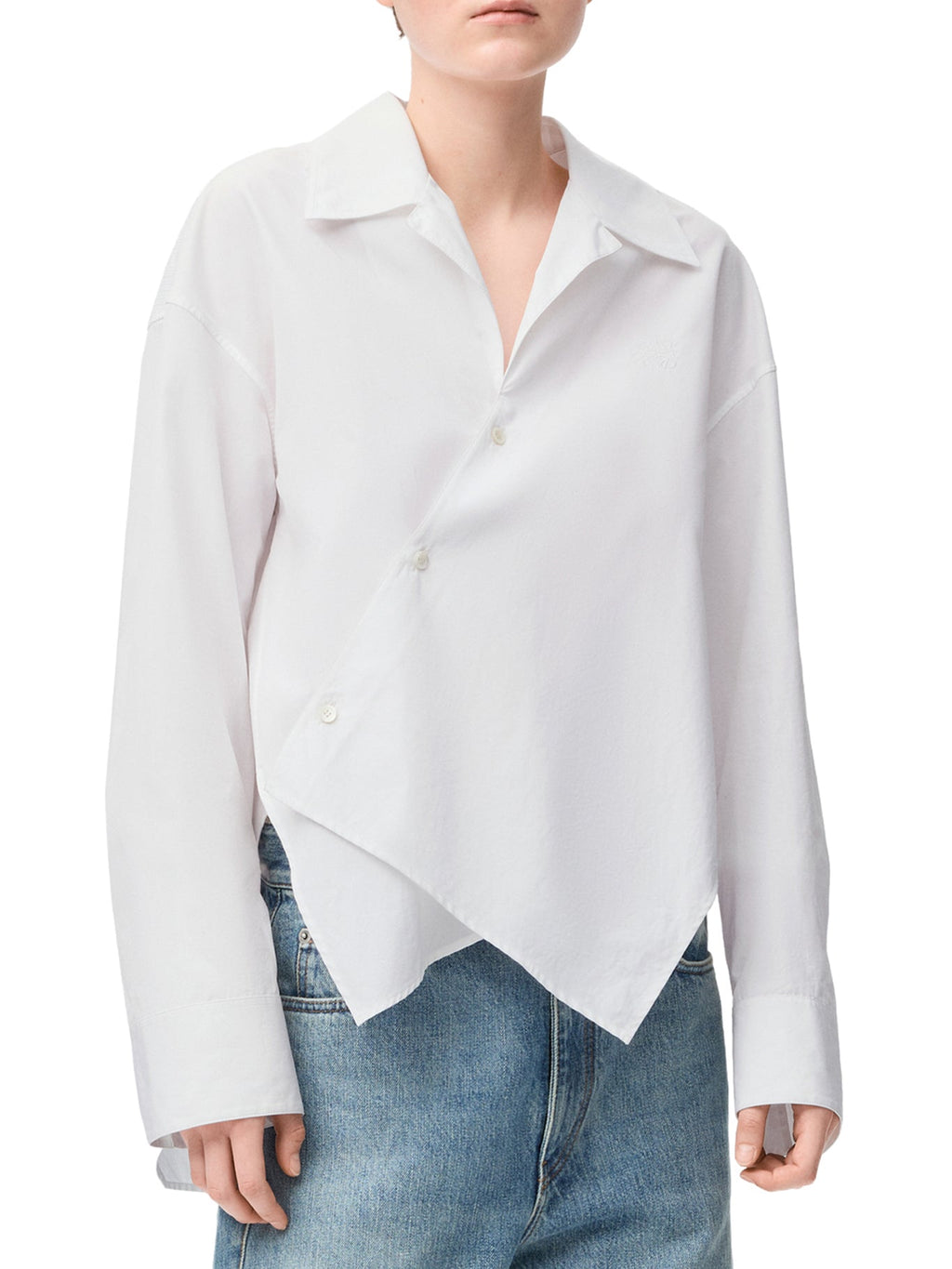 Asymmetric Cotton Poplin Shirt Loewe оригінал – Купити в Україні – детальний вид