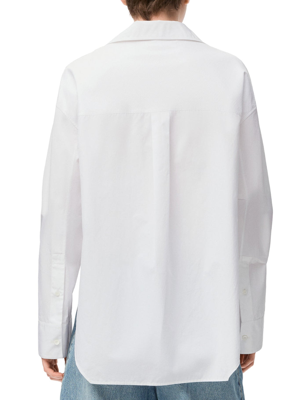 Asymmetric Cotton Poplin Shirt Loewe оригінал – Купити в Україні – збільшений вид
