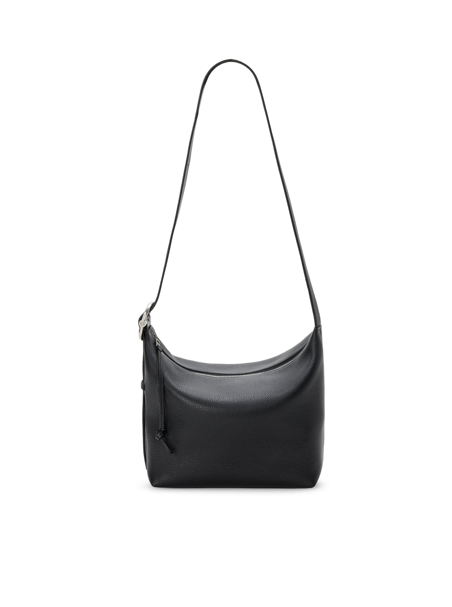 Hobo Loop Bag In Grained Calfskin Leather Loewe оригінал – Купити в Україні – боковий вид