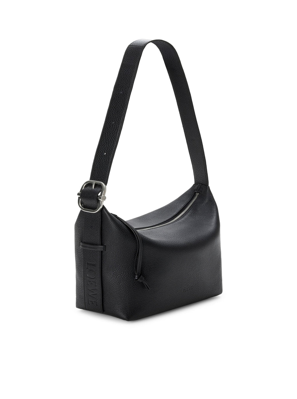 Hobo Loop Bag In Grained Calfskin Leather Loewe оригінал – Купити в Україні – збільшений вид