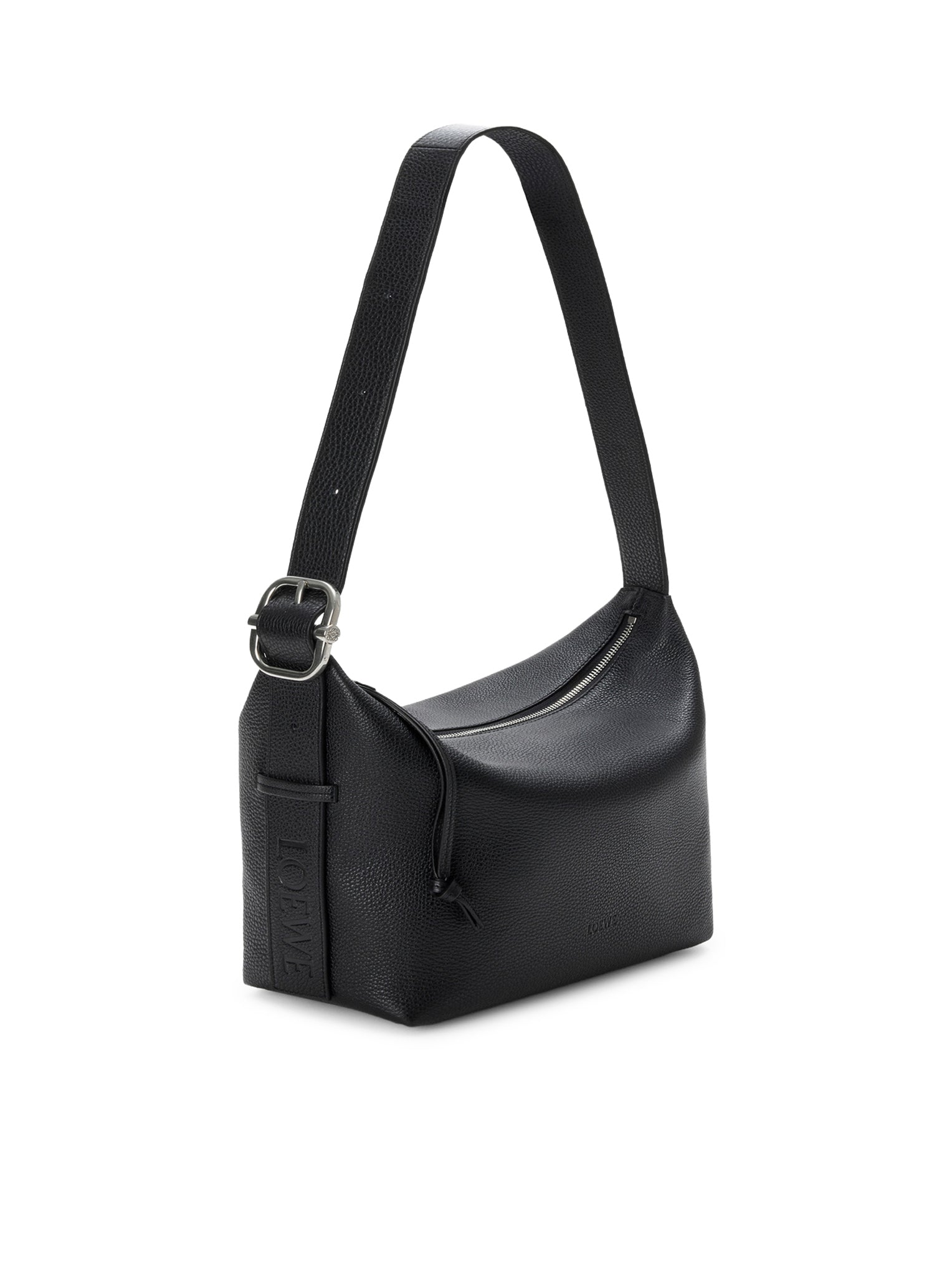 Hobo Loop Bag In Grained Calfskin Leather Loewe оригінал – Купити в Україні – збільшений вид