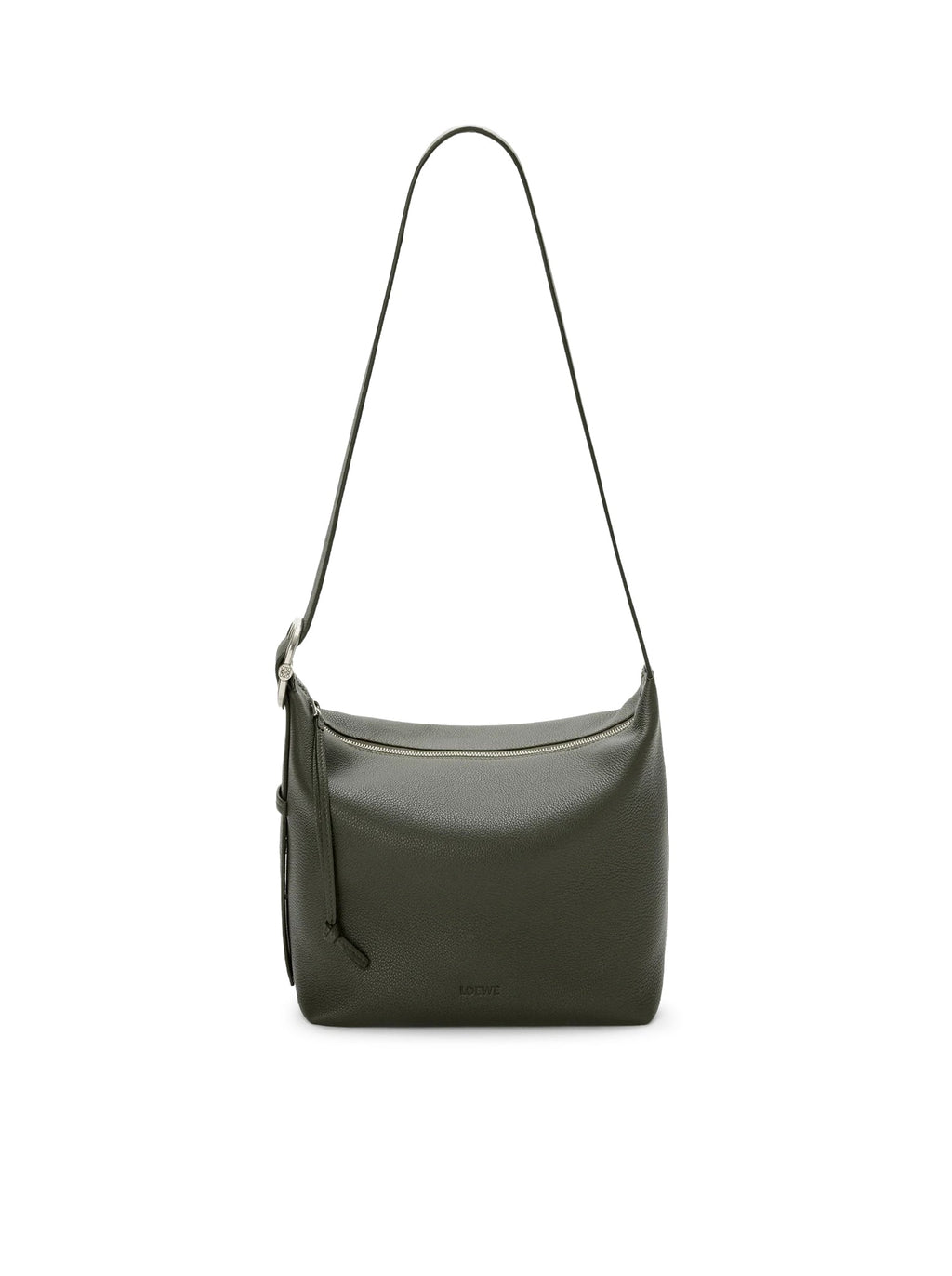 Hobo Loop Bag In Grained Calfskin Leather Loewe оригінал – Купити в Україні – боковий вид