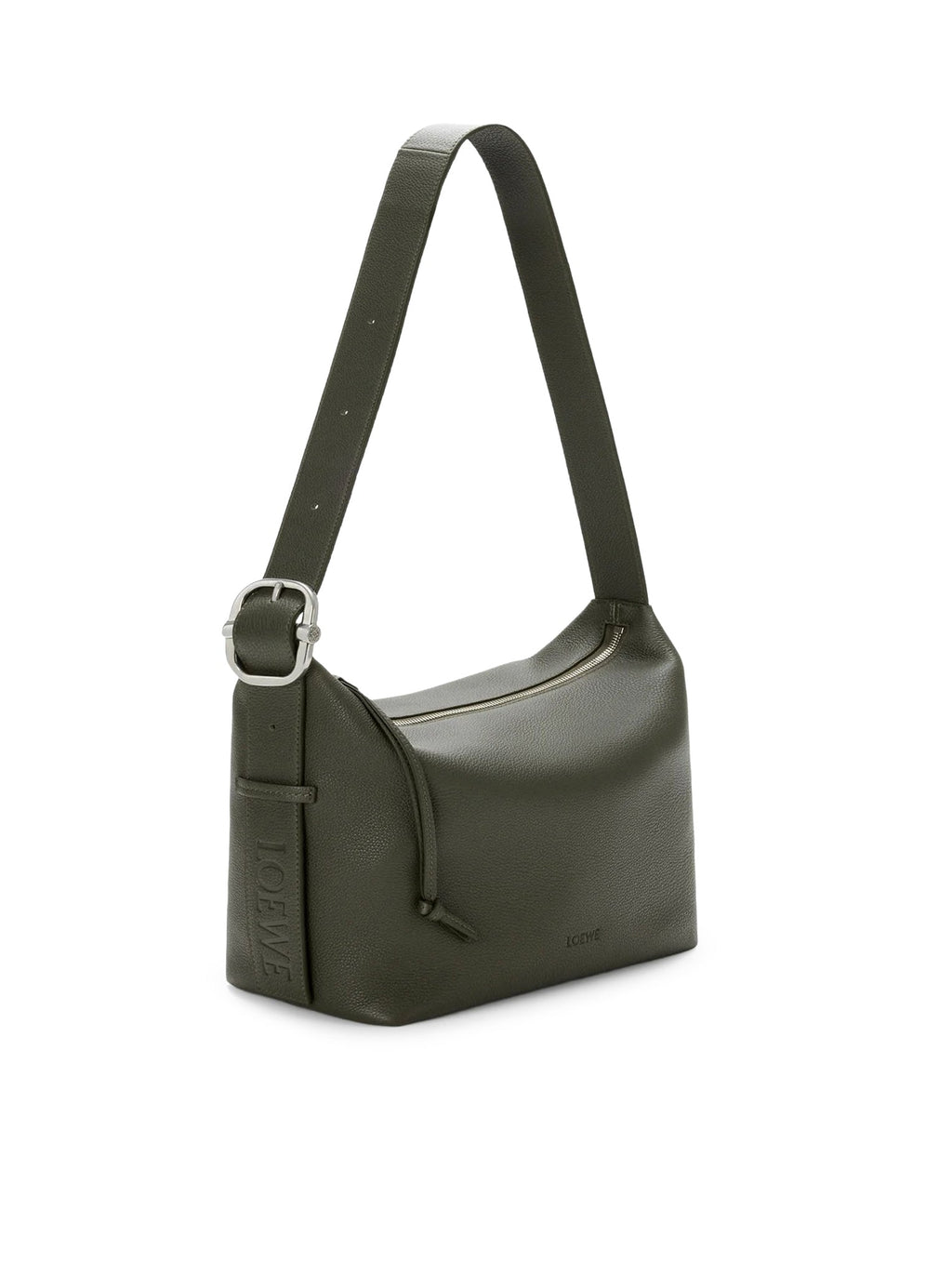 Hobo Loop Bag In Grained Calfskin Leather Loewe оригінал – Купити в Україні – збільшений вид