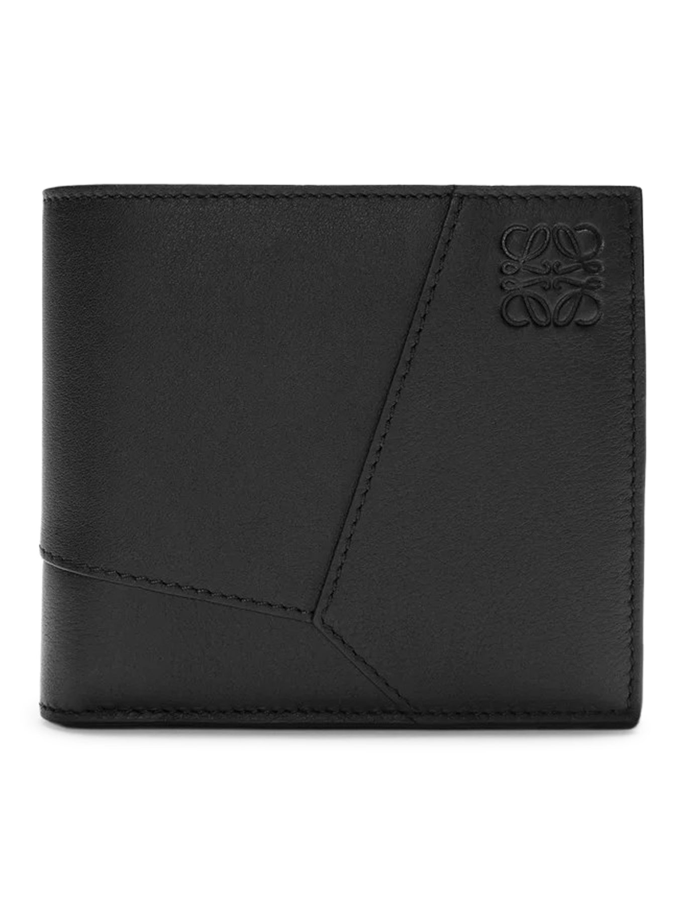 Оригінальна Puzzle Bifold Coin Wallet In Calfskin Loewe – боковий вид
