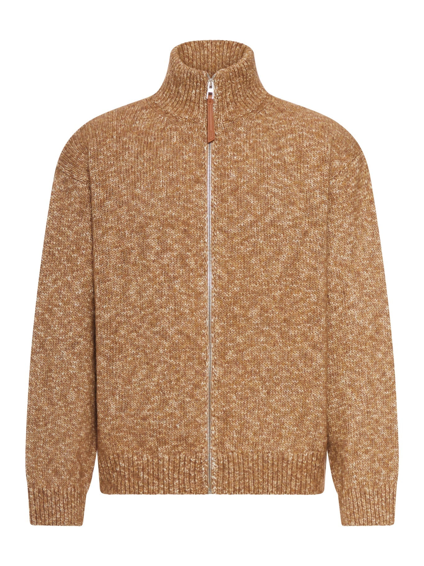 Cardigan With Zip In Cotton Linen And Wool Loewe – Гарантія оригінальності – боковий вид