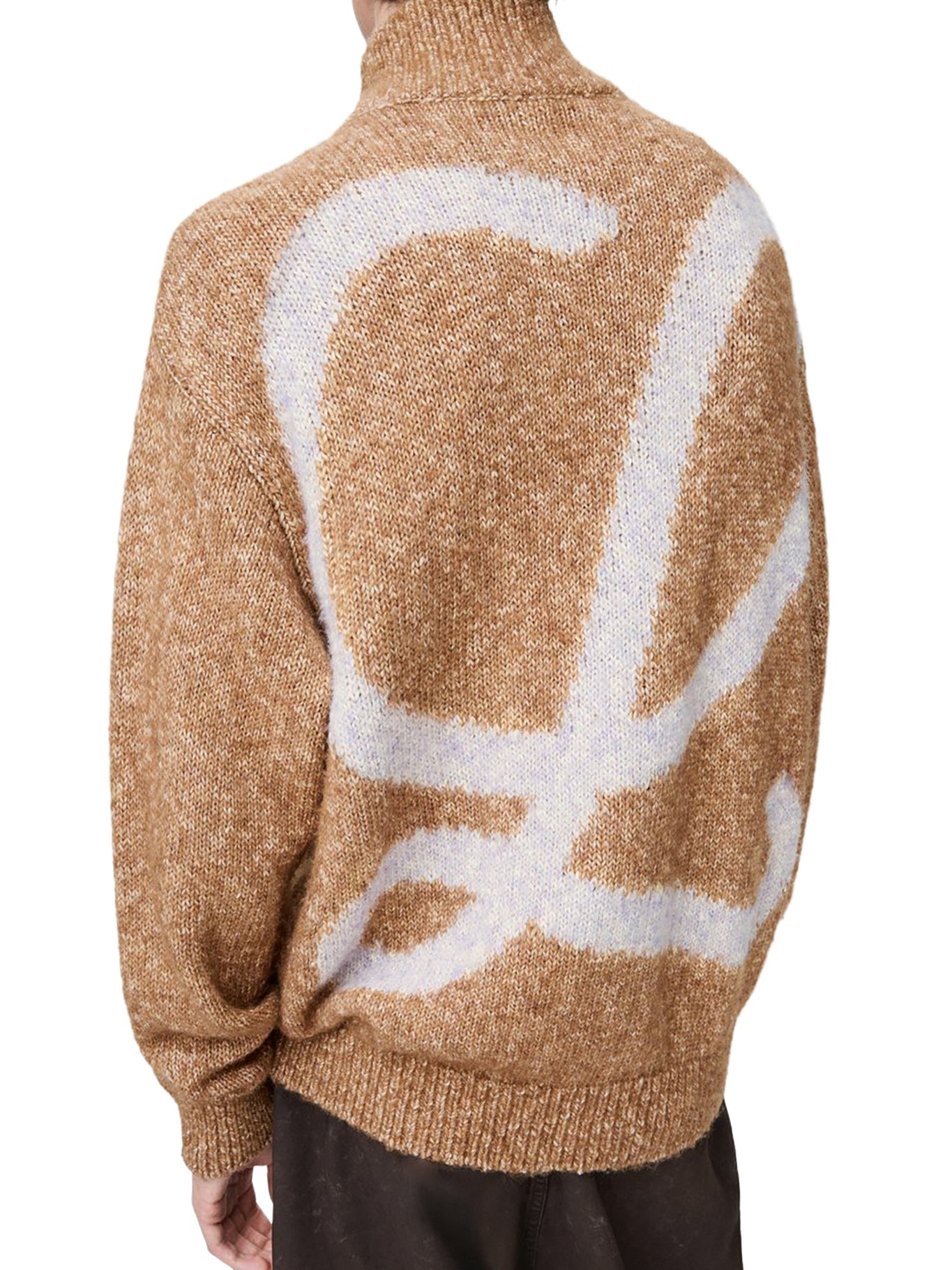 Cardigan With Zip In Cotton Linen And Wool Loewe – Гарантія оригінальності – збільшений вид