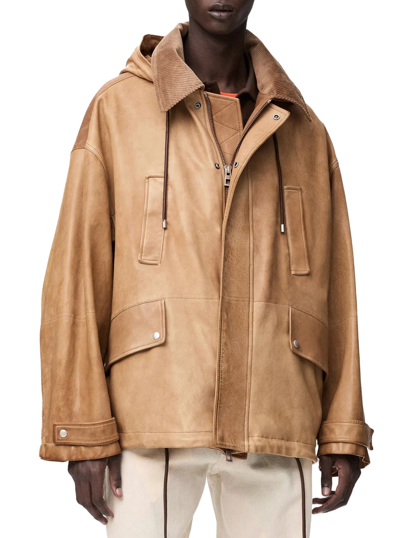 Short Parka In Lambskin And Cotton Loewe оригінал – Купити в Україні – детальний вид