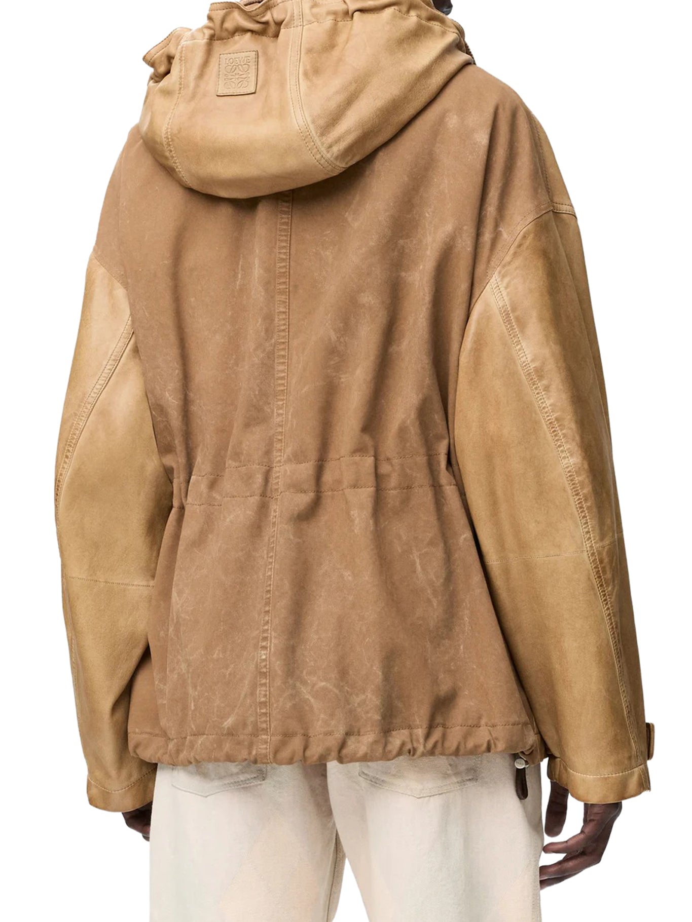 Short Parka In Lambskin And Cotton Loewe оригінал – Купити в Україні – збільшений вид