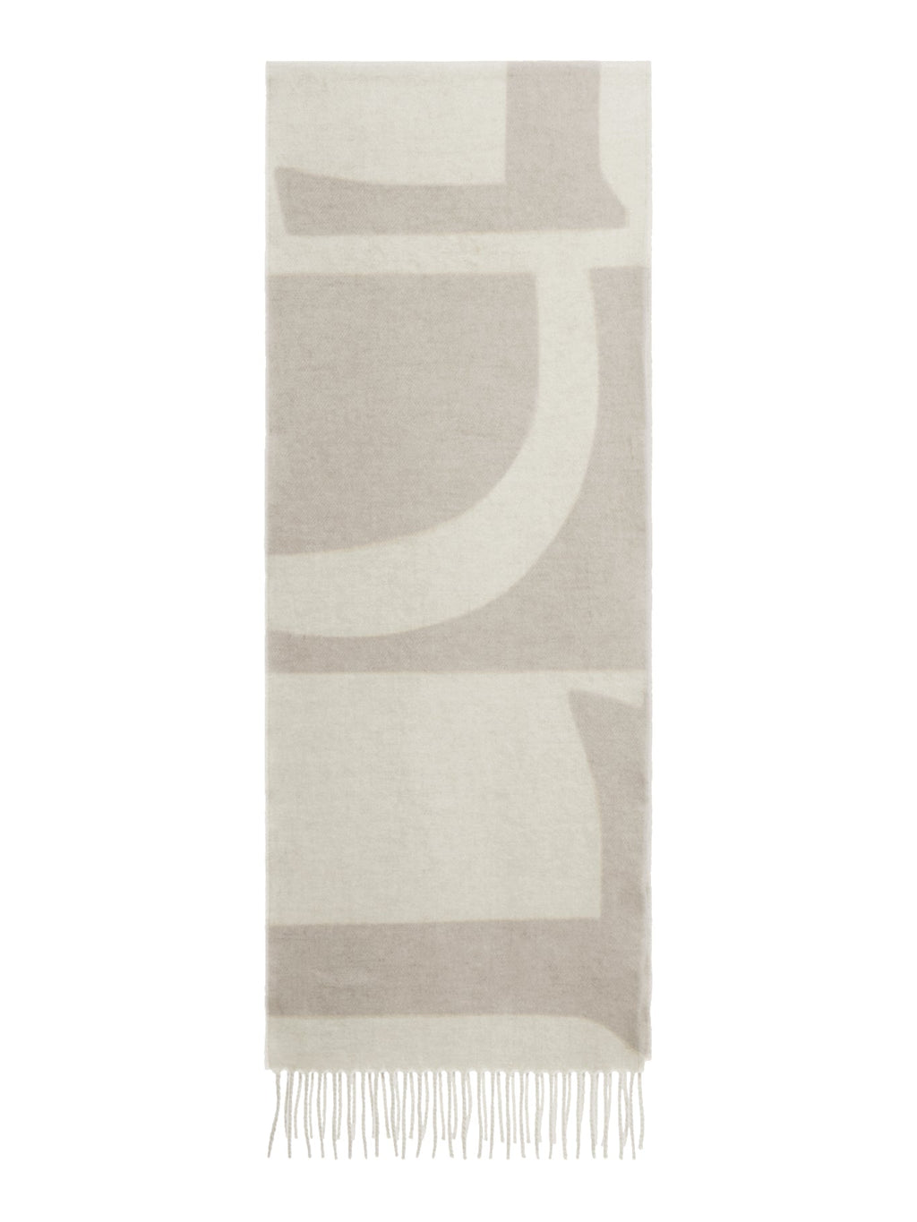 Оригінальна Cashmere Jacquard Logo Scarf Loewe – вид ззаду