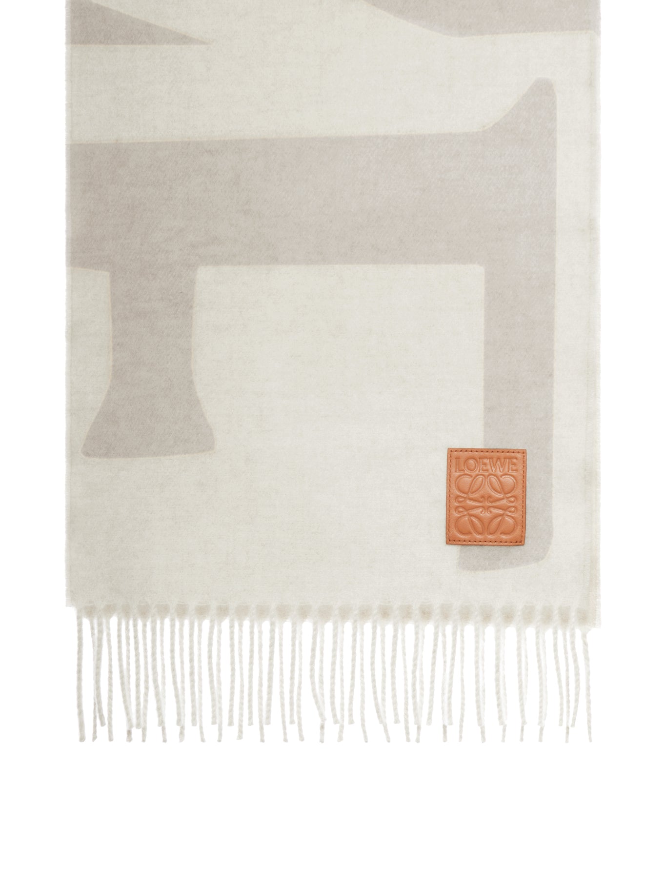 Оригінальна Cashmere Jacquard Logo Scarf Loewe – детальний вид