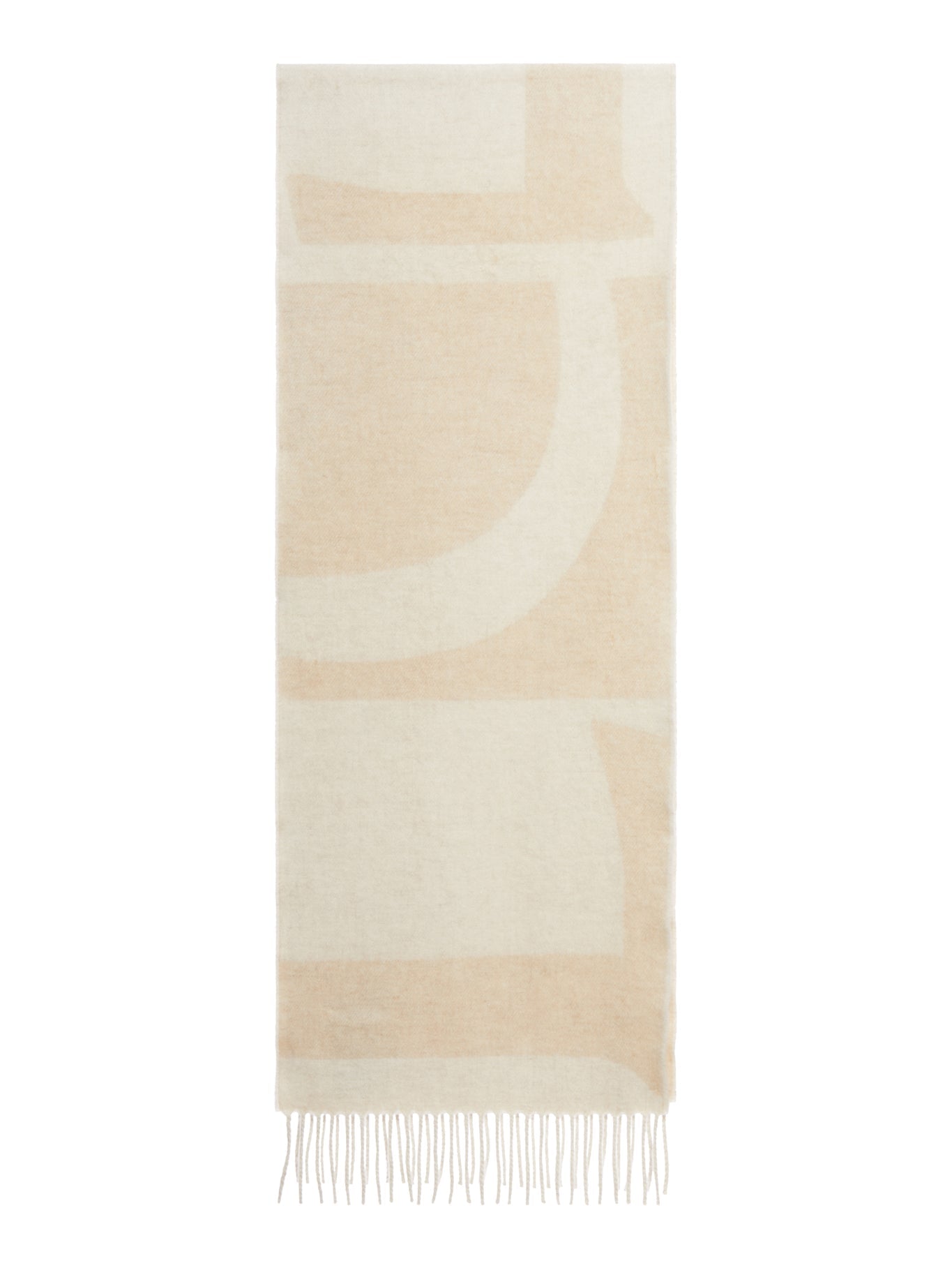 Оригінальна Cashmere Jacquard Logo Scarf Loewe – вид ззаду