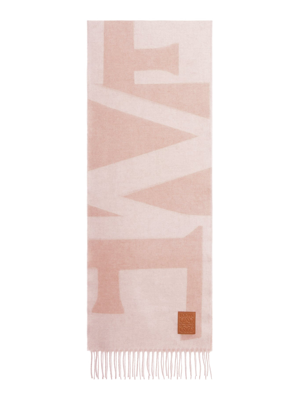 Оригінальна Cashmere Jacquard Logo Scarf Loewe – боковий вид
