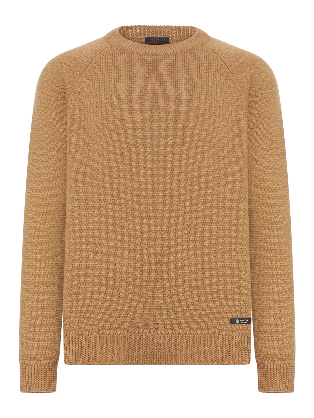 Crew Neck Sweater In Virgin Wool Prada – Гарантія оригінальності – боковий вид