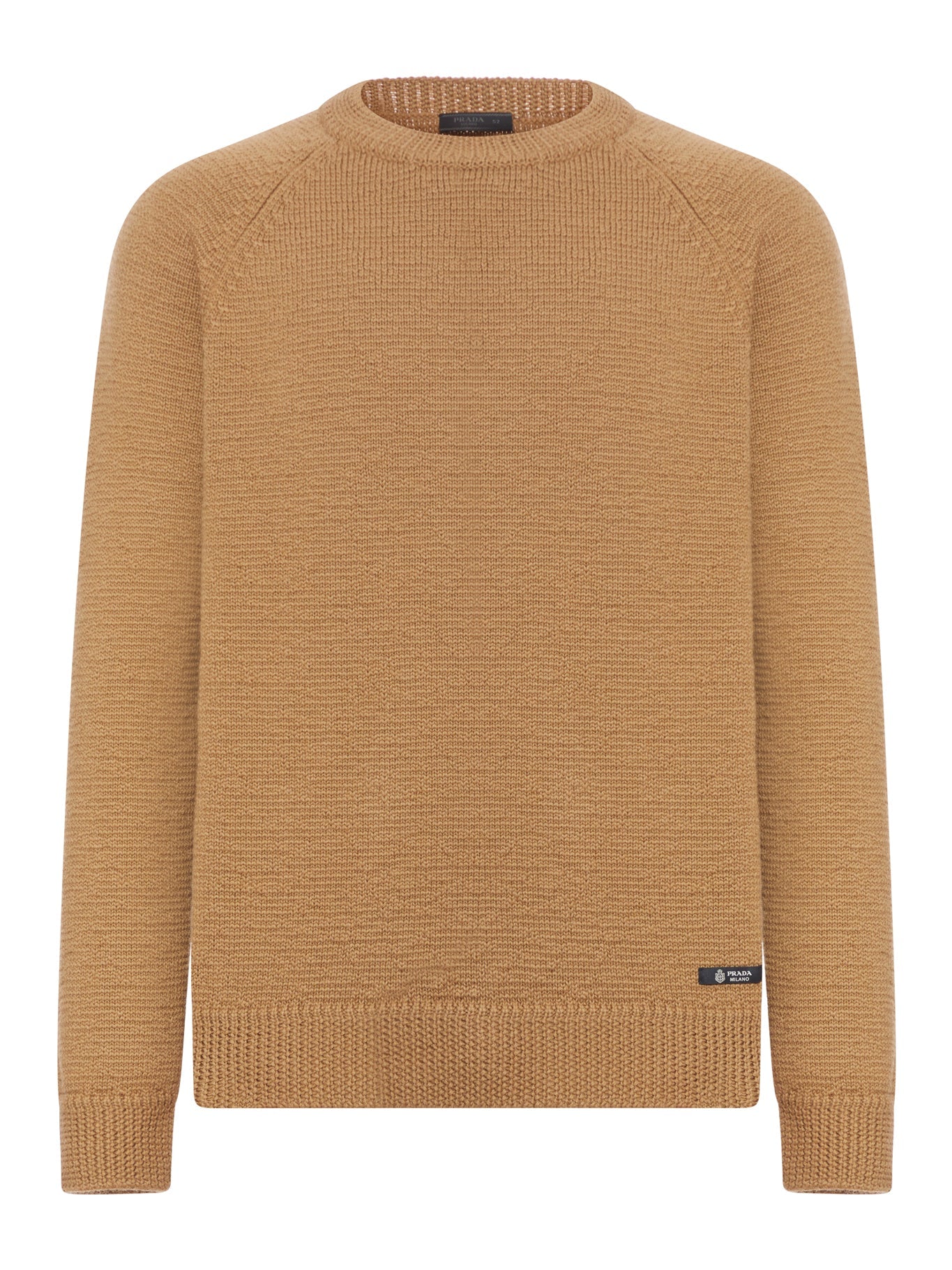 Crew Neck Sweater In Virgin Wool Prada – Гарантія оригінальності – боковий вид