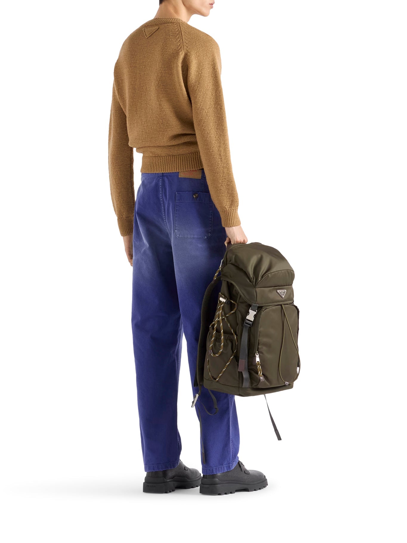 Crew Neck Sweater In Virgin Wool Prada – Гарантія оригінальності – збільшений вид