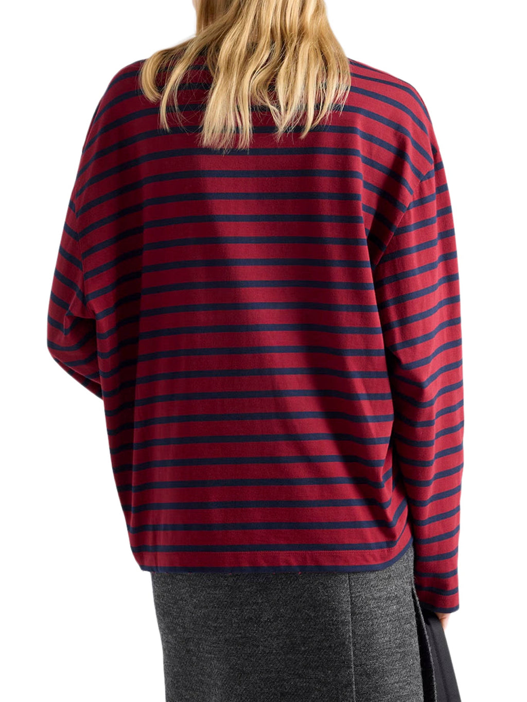 Оригінальна Striped Cotton Sweater Prada – детальний вид